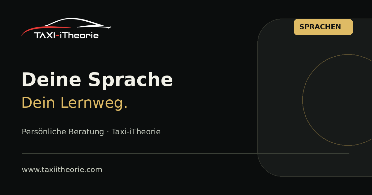 Taxi-iTheorie · Weitere Sprachen